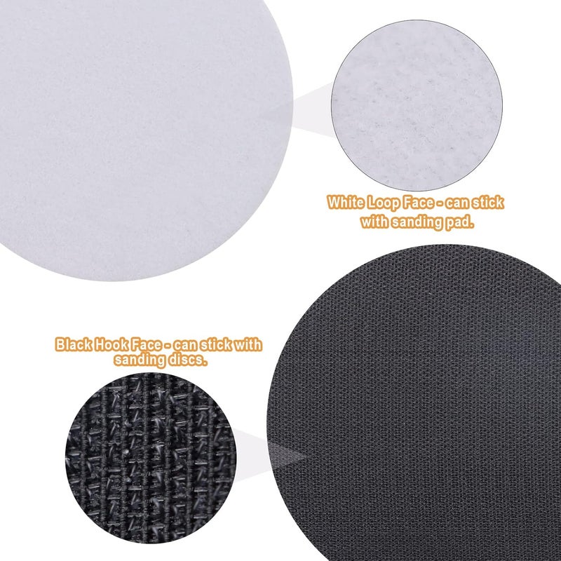 SIJDIEE 3 Pack Interface Pads, 5 Inch Hook and Loop Soft Density Sponge Cushion Buffer Backing Pad, Foam Sanding Interface Pads for Orbital Sander Automotive Woodworking Polishing - Image 4